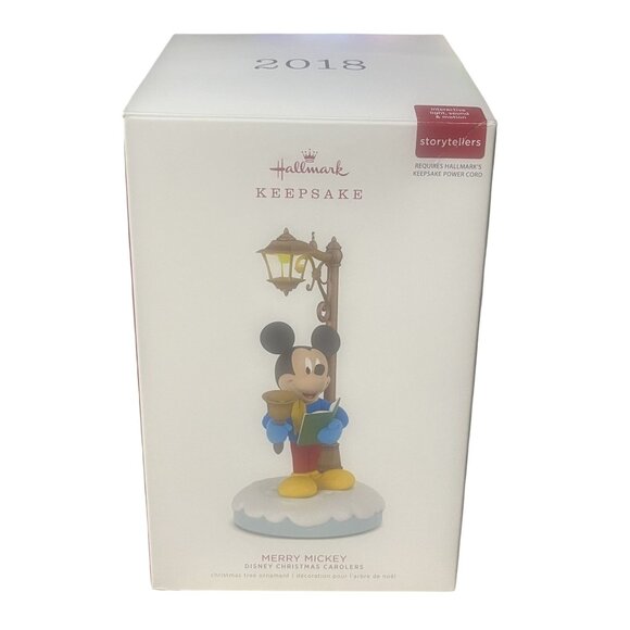 Hallmark Keepsake Merry Mickey Disney Christmas Carolers Ornament Musical NWB - Picture 1 of 4